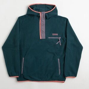 Columbia Men's Deep Blue Sweater with Orange Trim